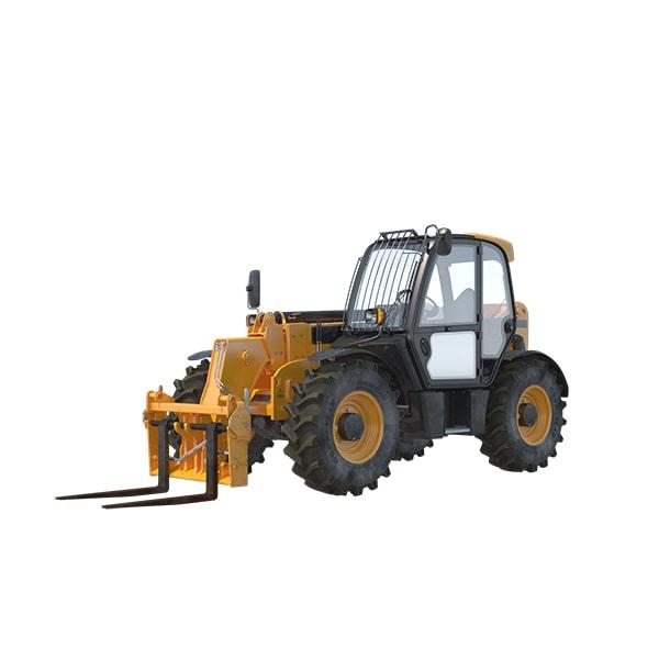 telehandlers are often used for tasks such as roofing repairs and maintenance on buildings